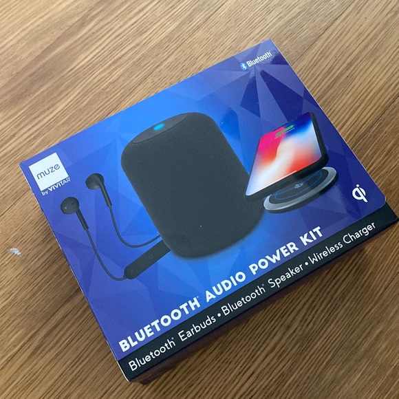 New Muze By Vivitar Bluetooth Audio Music Power Kit - Picture 1 of 6